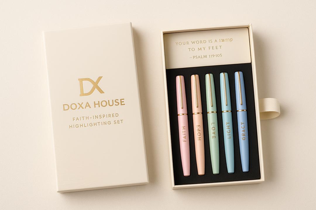Faith-based home decor items and elegant gift boxes